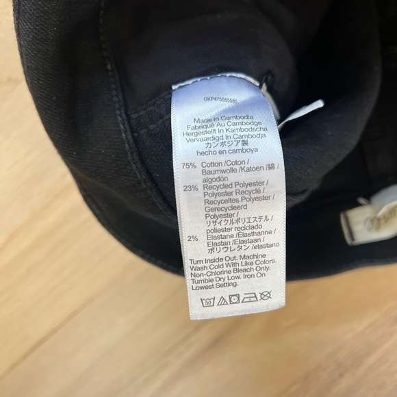 Like-new MADEWELL STOVEPIPE black jeans - Picture 6 of 8